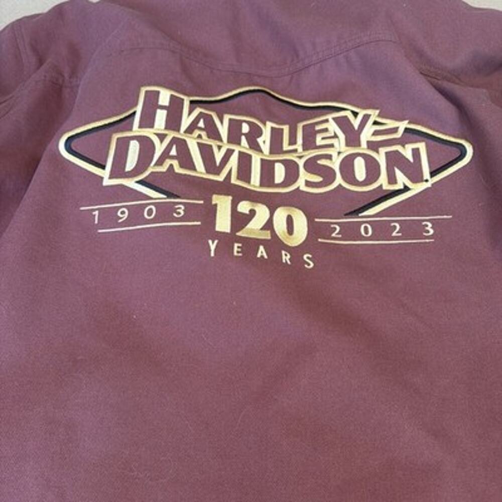 Harley-Davidson 120th Anniversary Operative Riding Heavy Shirt Jacket Men's 3xL